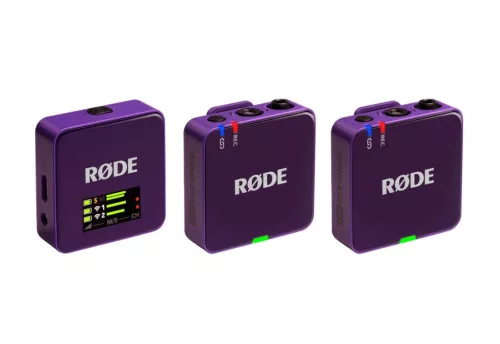 RODE WIRELESS GO III KOMPAKT VEZETÉK NÉLKÜLI MIKROFON RENDSZER, LILA