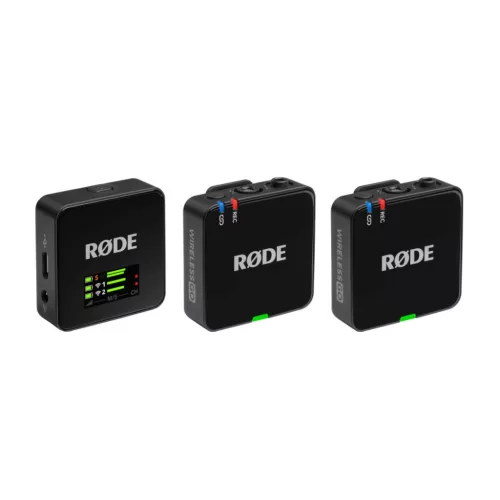 RODE WIRELESS GO III KOMPAKT VEZETÉK NÉLKÜLI MIKROFON RENDSZER, FEKETE