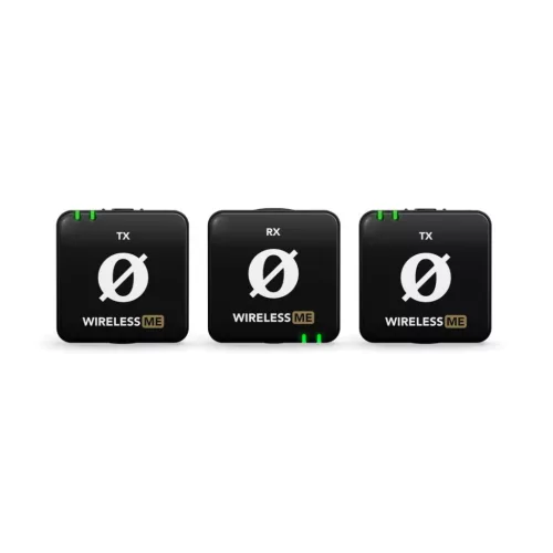 RODE WIRELESS ME DUAL KOMPAKT VEZETÉK NÉLKÜLI MIKROFON RENDSZER, FEKETE