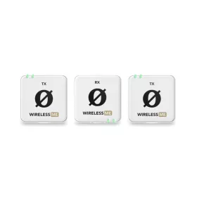   RODE WIRELESS ME DUAL KOMPAKT VEZETÉK NÉLKÜLI MIKROFON RENDSZER, FEHÉR