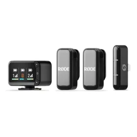   RODE WIRELESS MICRO CAMERA KIT ULTRAKOMPAKT VEZETÉK NÉLKÜLI KAMERAMIKROFON SZETT, FEKETE