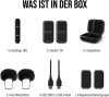 RØDE WIRELESS MICRO VEZETÉK NÉLKÜLI MIKROFON SZETT (2DB MIKROFON, USB-C, TÖLTŐTOK) FEKETE