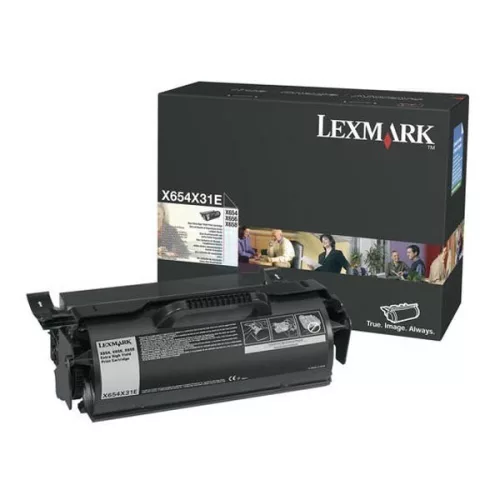 LEXMARK X654 (36K) FEKETE EREDETI TONER (X654X31E)