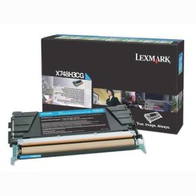 LEXMARK X748H3CG (10K) CIÁN EREDETI TONER (X748H3CG)
