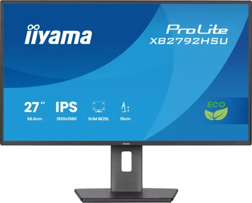 IIYAMA XB2792HSU-B1, 27", IPS, 16:9, 1920x1080, 120 Hz, 1xHDMI, DISPLAY PORT, LED MONITOR