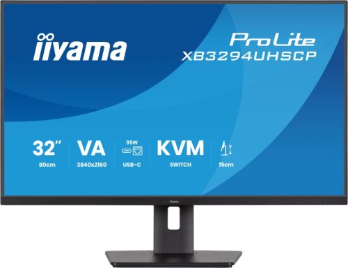 IIYAMA XB3294UHSCP-B1, 32", VA, 16:9, 3840x2160, 60 Hz, 2xHDMI, DISPLAY PORT, LED MONITOR