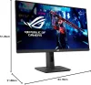 ASUS ROG STRIX XG27ACS 27" ZOLL WQHD, 16:9 1MS, IPS 180Hz, 2560x1440 GAMING MONITOR, FEKETE