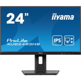   IIYAMA XUB2493HS-B6, 24", IPS, 16:9, 1920x1080, 100 Hz, 1xHDMI, DISPLAY PORT, LED MONITOR