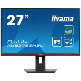   IIYAMA XUB2763HSU-B1, 27", IPS, 16:9, 1920x1080, 100 Hz, 1xHDMI, DISPLAY PORT, LED MONITOR