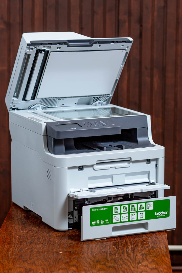 Brother L3550CDW színes LED nyomtató és szkenner lapolvasója